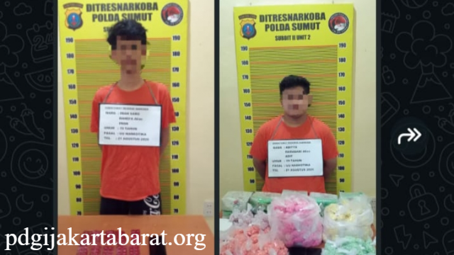 Apartemen di Medan Digerebek Polisi 10 Kg Sabu