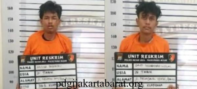 Dua Pencuri Motor Melawan Polisi di Medan Tembakan Kaki